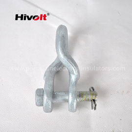 जाली स्टील मुड़ शेकेल ट्रांसमिशन लाइन हार्डवेयर UN-120 मैकेनिकल फेलिंग लोड 120kN के साथ
