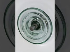 जस्ता आस्तीन उपलब्ध बल / सॉकेट कनेक्ट तरीके के साथ कठोर ग्लास इन्सुलेटर