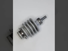 आईईसी मानक एचवी बुशिंग इन्सुलेटर 20KV ओवरज रिसेप्टर्स के लिए फ्लैंज के बिना भूरे रंग का