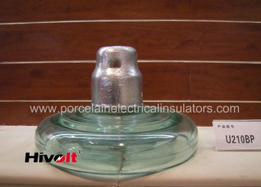 U210BP कोहरे प्रकार Toughened ग्लास Insulator स्टेनलेस स्टील कॉटर कुंजी सामग्री